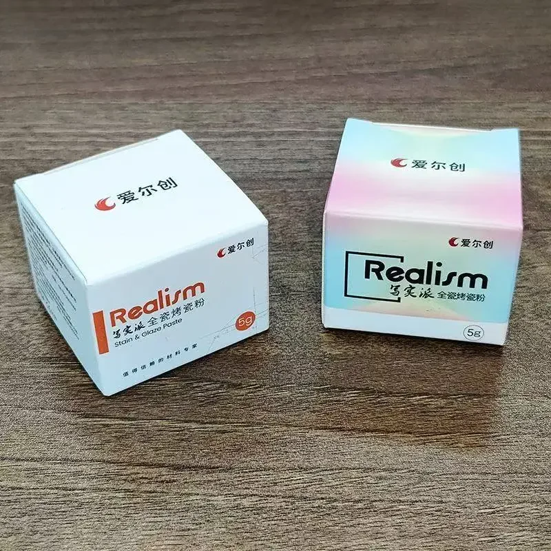 Dental Lab Realism Glaze Paste 5g/Bottle Dental Zirconia Porcelain Powder Glaze Fluo Ceramics Stains Dentistry Materials
