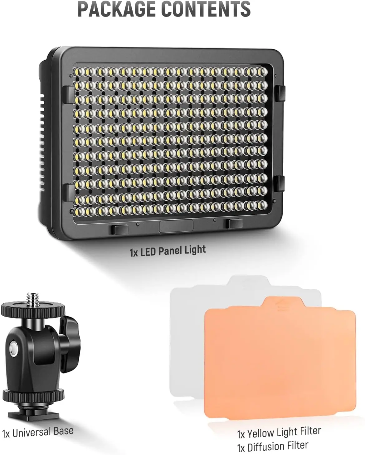 176 LEDs Video Light Camera lighting With NP-F550 Battery and Charger for Canon Nikon Sony better than cn-160 AL-160 free Bag