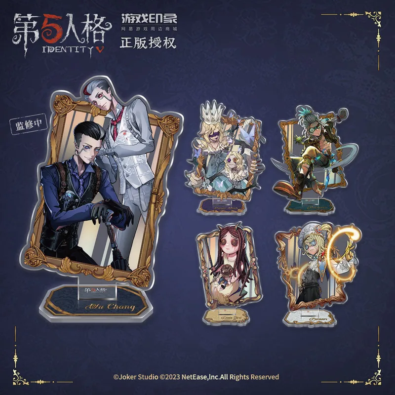 

Anime Identity Ⅴ Luca Balsa Edgar Valden White Guard Yidhra Black Cosplay Cartoon Laser Sign Acrylic Stand Figure Gift