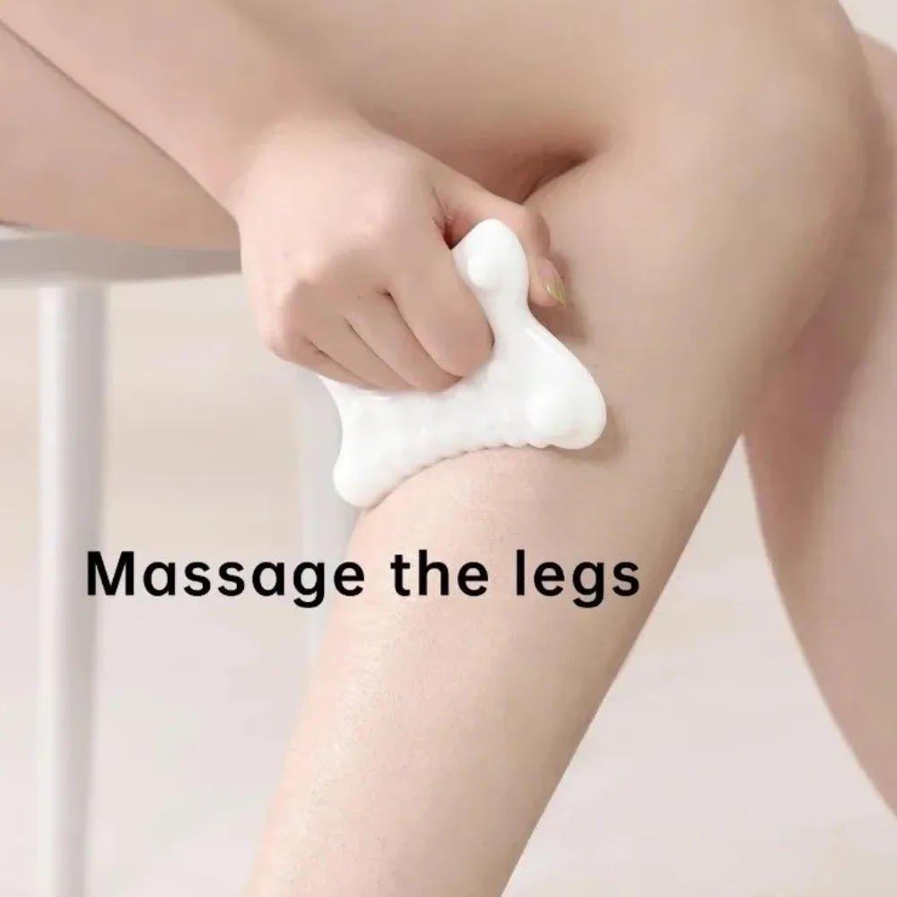 

Массажная доска Gua Sha из смолы, многоразовая портативная скребковая пластина, ручной многофункциональный массажный инструмент