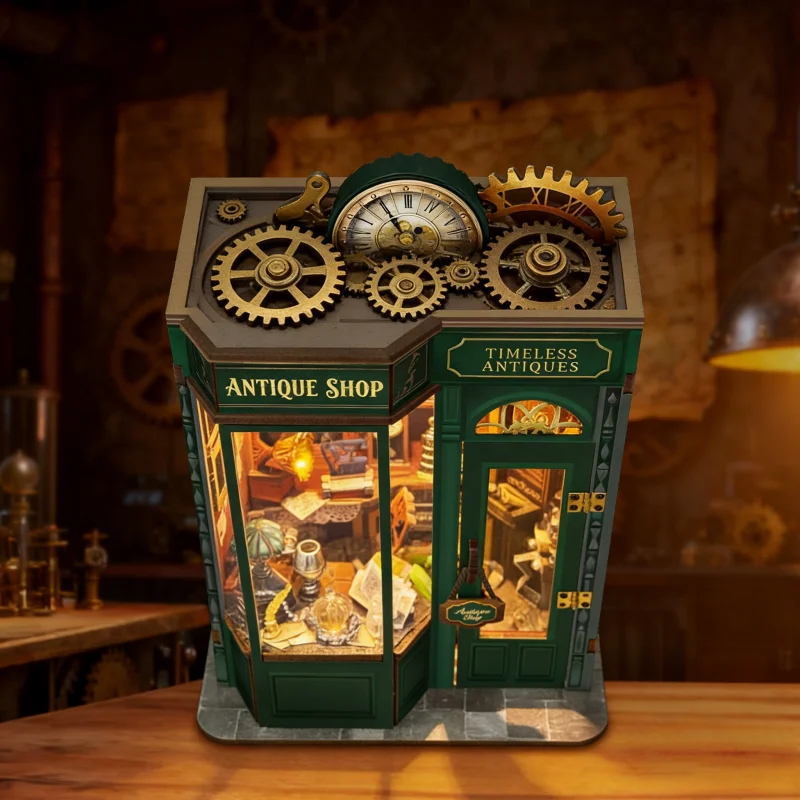 متحف مصغر لكبسولة الوقت من OUZEY، مجموعة ديوراما خشبية ثلاثية الأبعاد يمكنك صنعها بنفسك، كل عنصر يخبر قصة للمراهقين #5