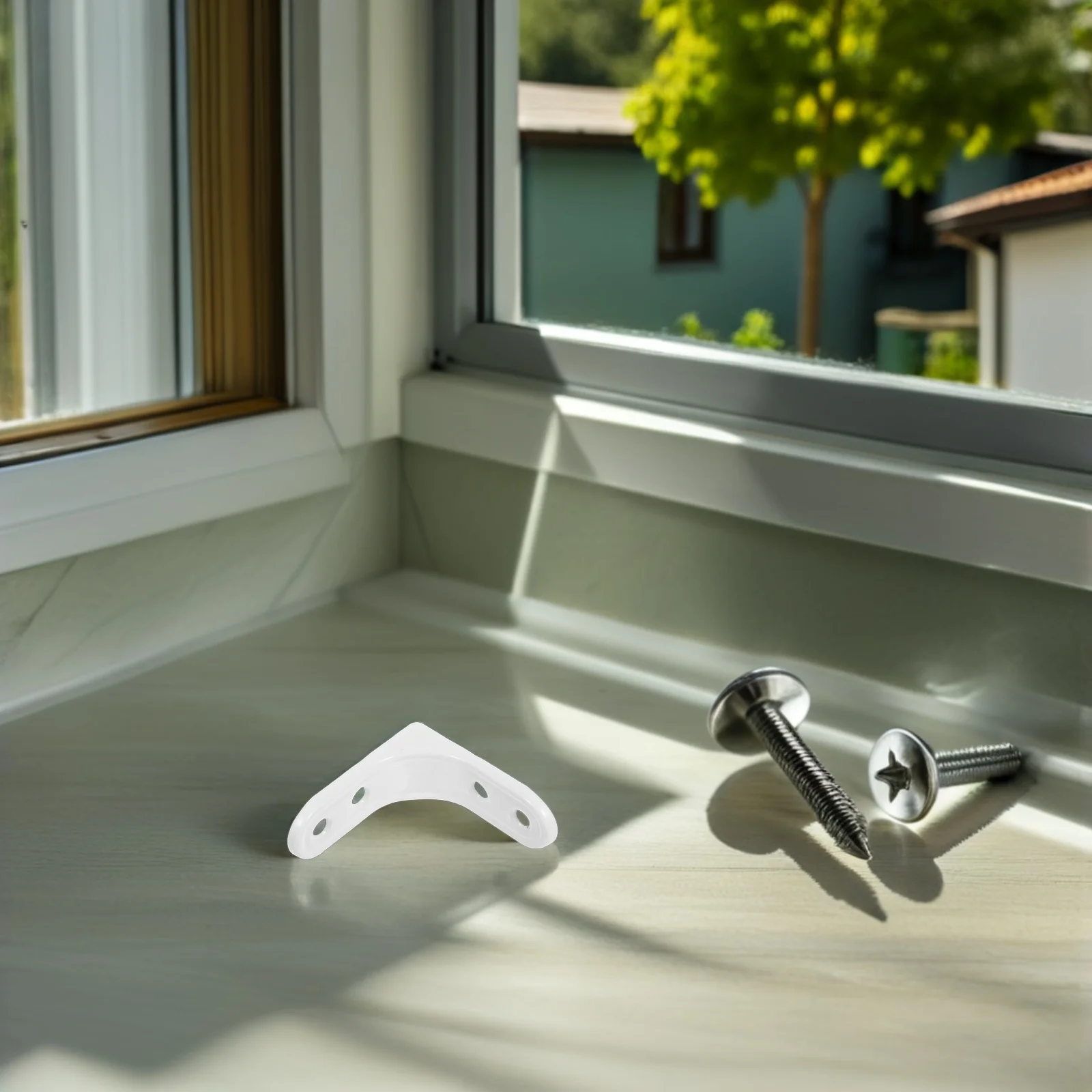 

12Sets Stainless Steel Corner Shelf Brackets Heavy Duty L Brackets 2 Inch Wall Mounted Shelf Supports for Cabinets