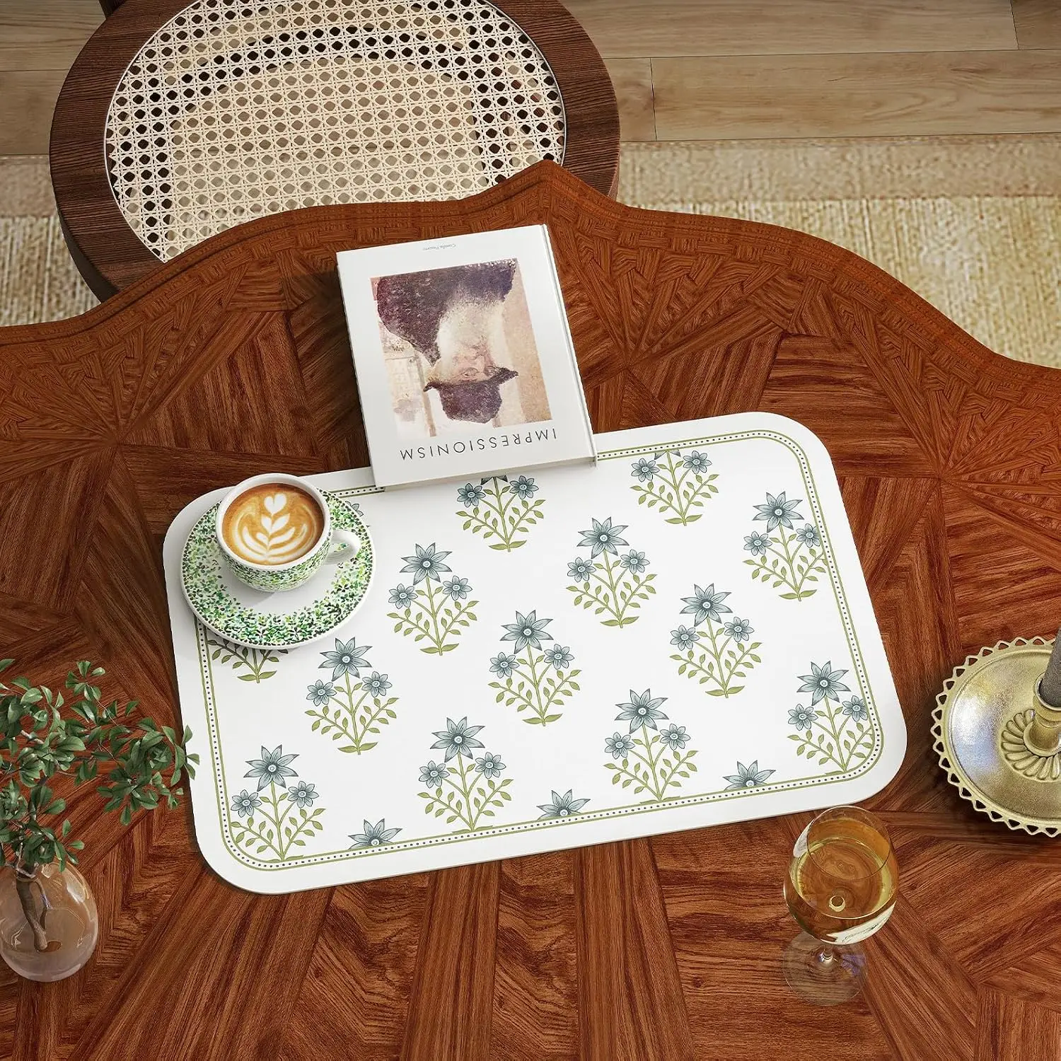 Waterproof Vinyl Placemats 6-Pack - 12x17