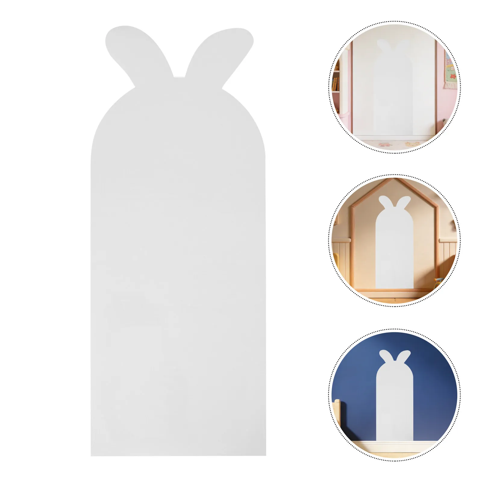 

Reusable Rabbit Ear Whiteboard Sticker Dry Erase Adhesive Removable White Board Sticker 39.7 X 16 Easter Wall Decal Whiteboard