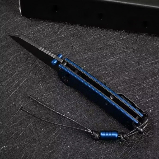 BM290 Mini Collapsible Faca Damascus/M4 Blade Carbon fiber/Aviation aluminum Handle EDC Survival Tool Knives view 6