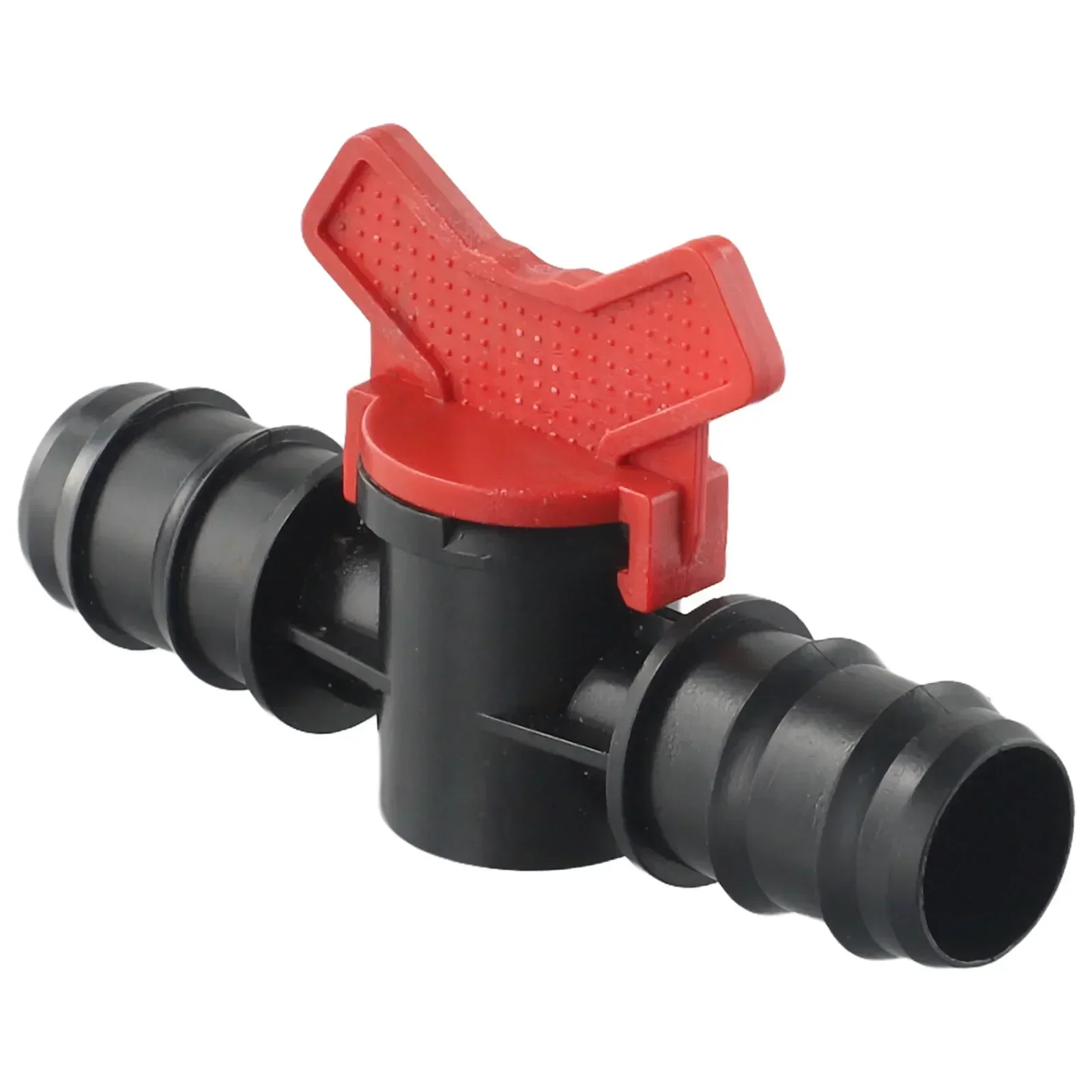 Ball Valve Connector Shutoff for PE Pipes PN4 16 20 25 mm Drip Hose with PP Material for Irrigation and Pond Systems