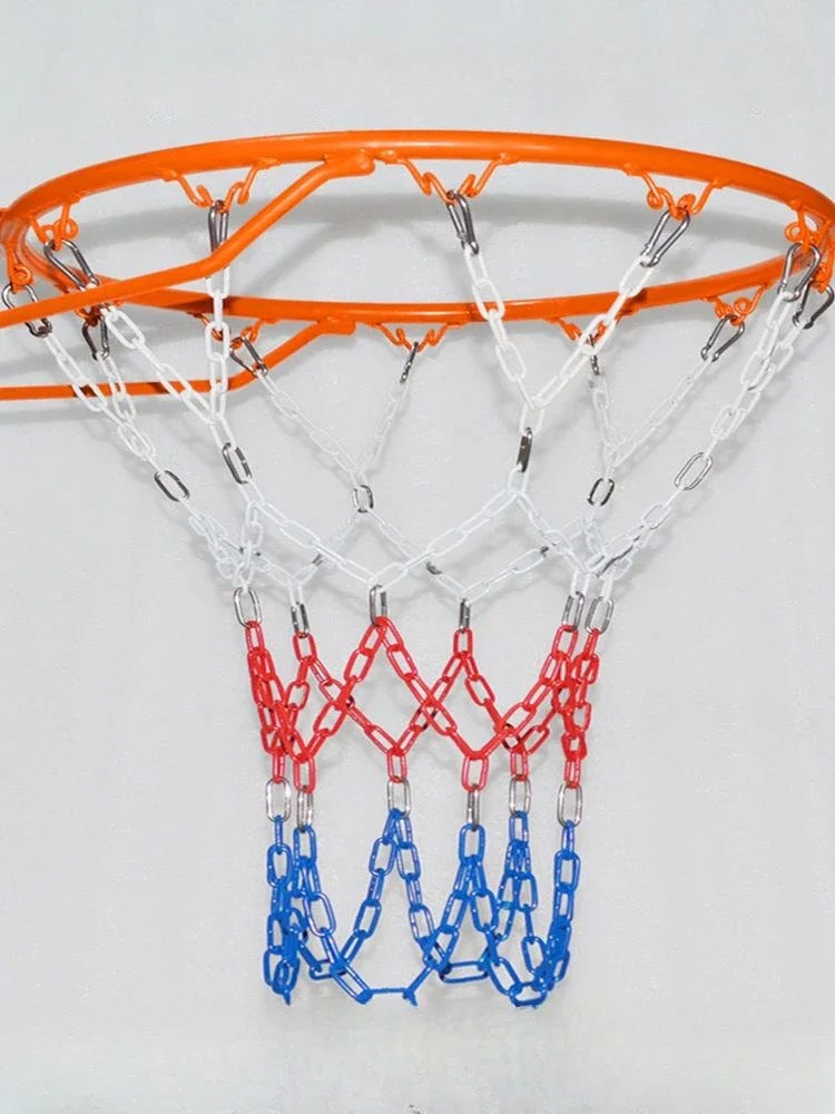 

Outdoor Basketball Classic Sport Steel Chain Basketball Net Galvanized Steel Chain Durable Basketball Target Net