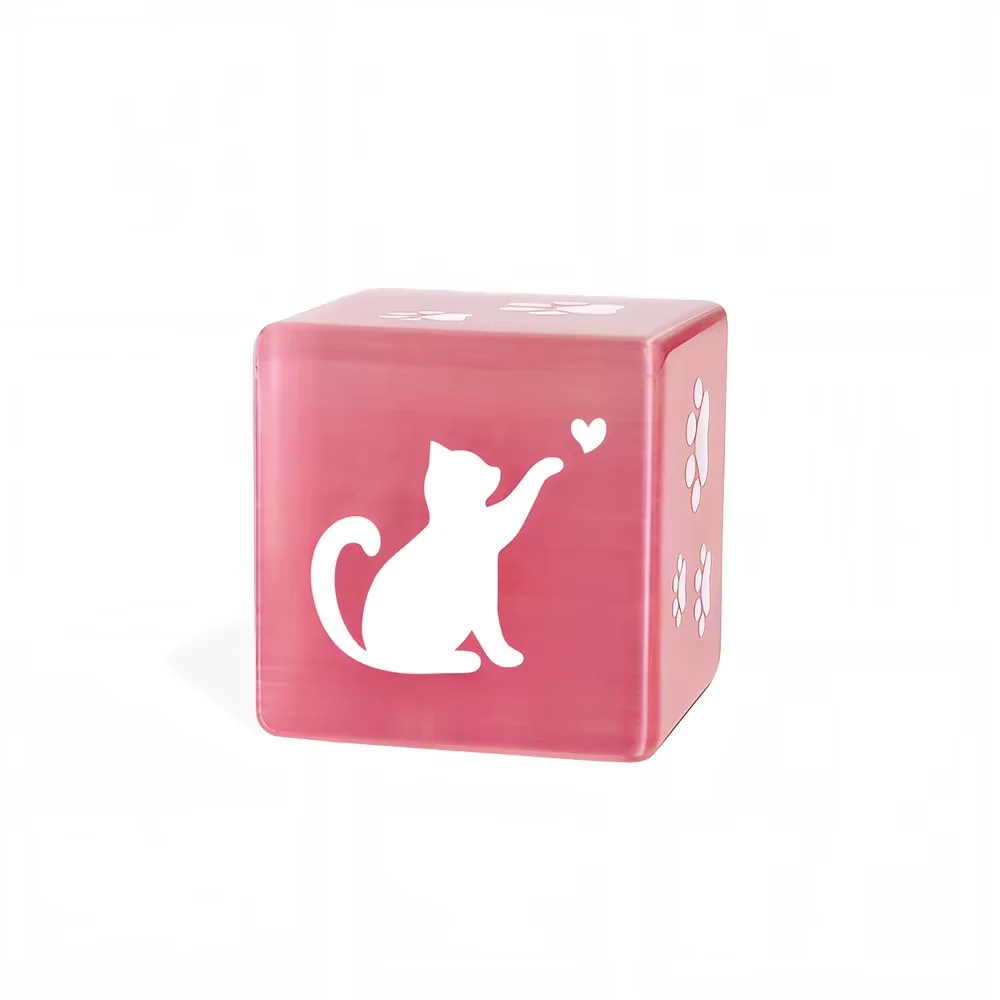 Würfel, sechsseitig, Glas, Kätzchenklaue, leichtes Spiel, Würfel, Geschenk, Familientreffen, Unterhaltung, Brettspiel, Party, Spielzubehör