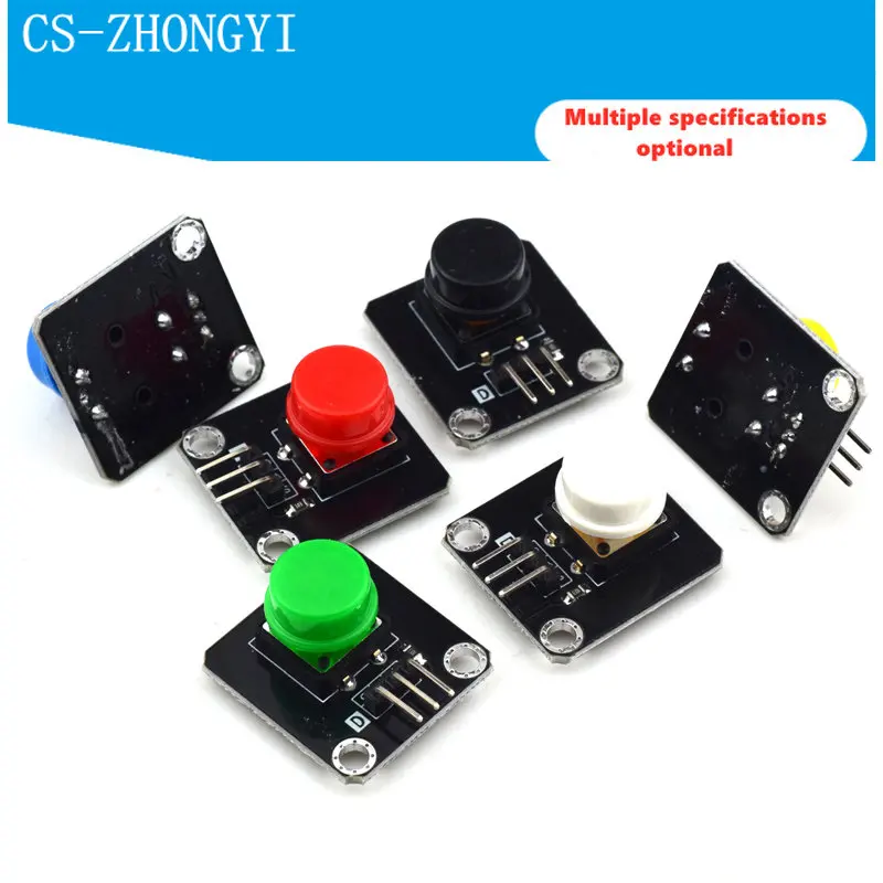 Key module, electronic building block, light touch switch, large button, micro button, 6 colors