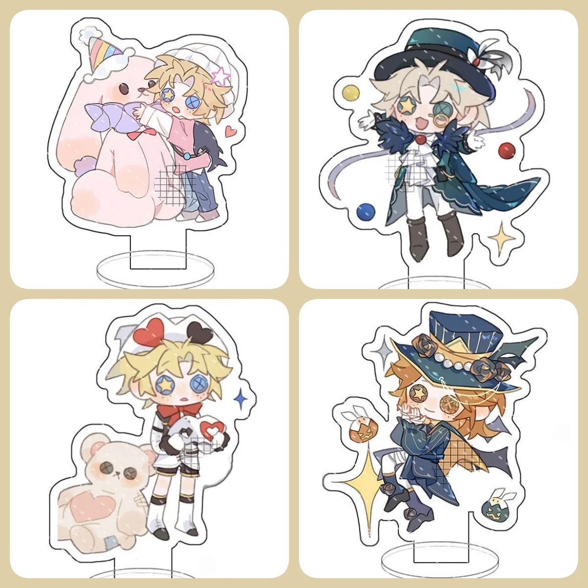 مصنع مخزن أنيمي الهوية الخامس حامل لعبة الاكريليك الشكل لاكي غي ريزنيك إيما وودز هيلينا آدامز نموذج لوحة زخارف مكتب لعبة