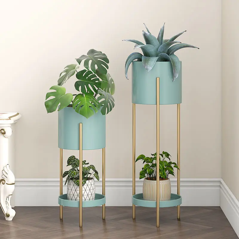 

The product can be customized. Iron flower rack, storage rack, home indoor balcony, net red, floor standing green pineapple