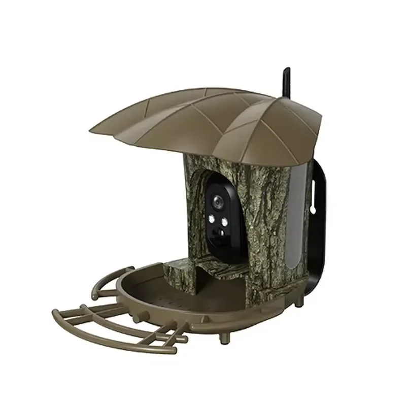 Elecpet AI Smart Bird Feeder Camera with Dual-Band Connectivity Automatic Feeding System