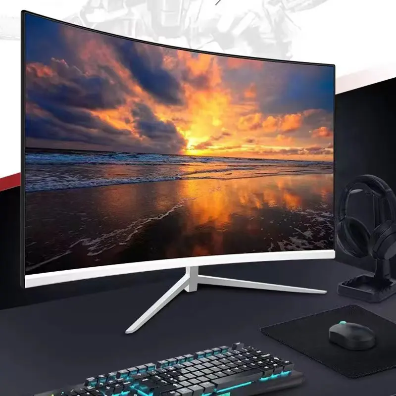 24 polegadas VA 144hz monitor 1080p HD jogo 165hz curvo LCD 1K75Hz desktop HDMI compatível PC monitor DP