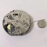 Movimiento de cuarzo cronógrafo VK63A genuino japonés con batería mecanismo Original japonés VK63 VK61A VK67A Mod reemplazar el movimiento