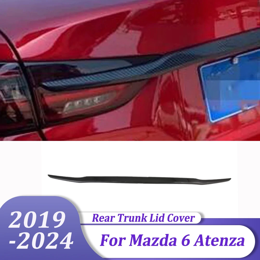 

Car Accessories Rear Trunk Lid Cover Trim Tailgate Boot Protection Strip For Mazda 6 M6 Atenza 2019-2021 2022 2023 2024