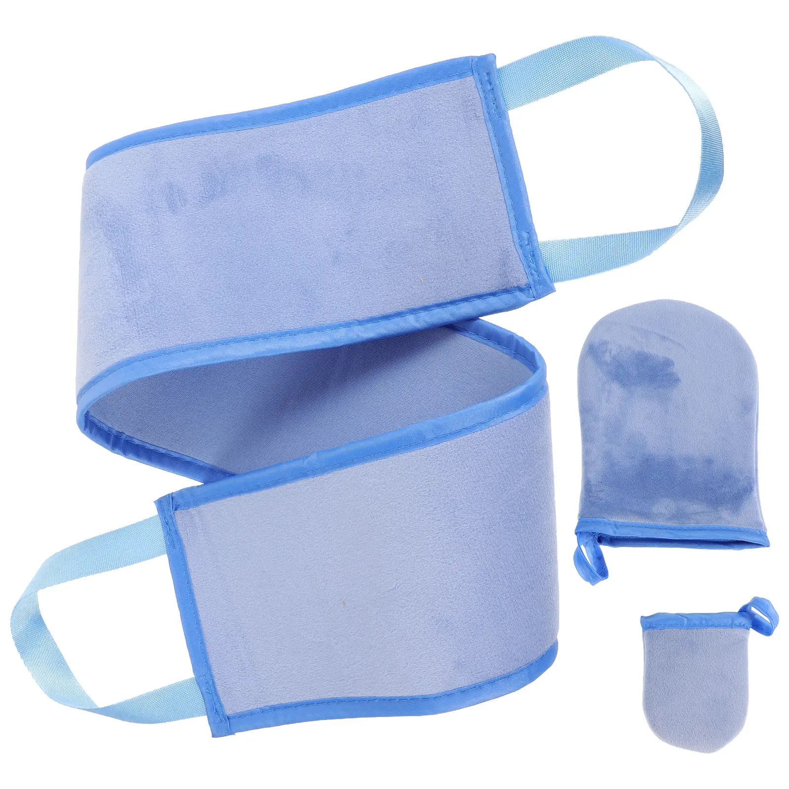 

1Set Body Care Tool Self Tanning Back Applicator Mitt Lotion Finger Glove Applicator Kit Even Application for Adults