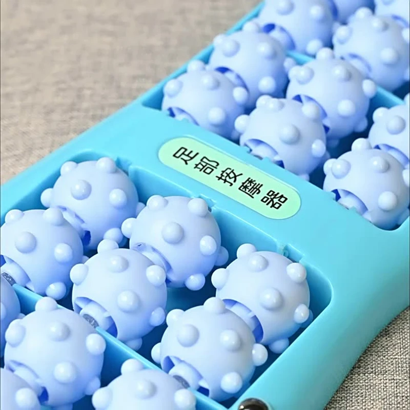 مدلك القدم الأسطوانة تدليك القدم المغناطيسي حبة الأسطوانة متعددة نقطة تدليك القدم العلاج فرك مدلك القدم الأزرق الأرجواني