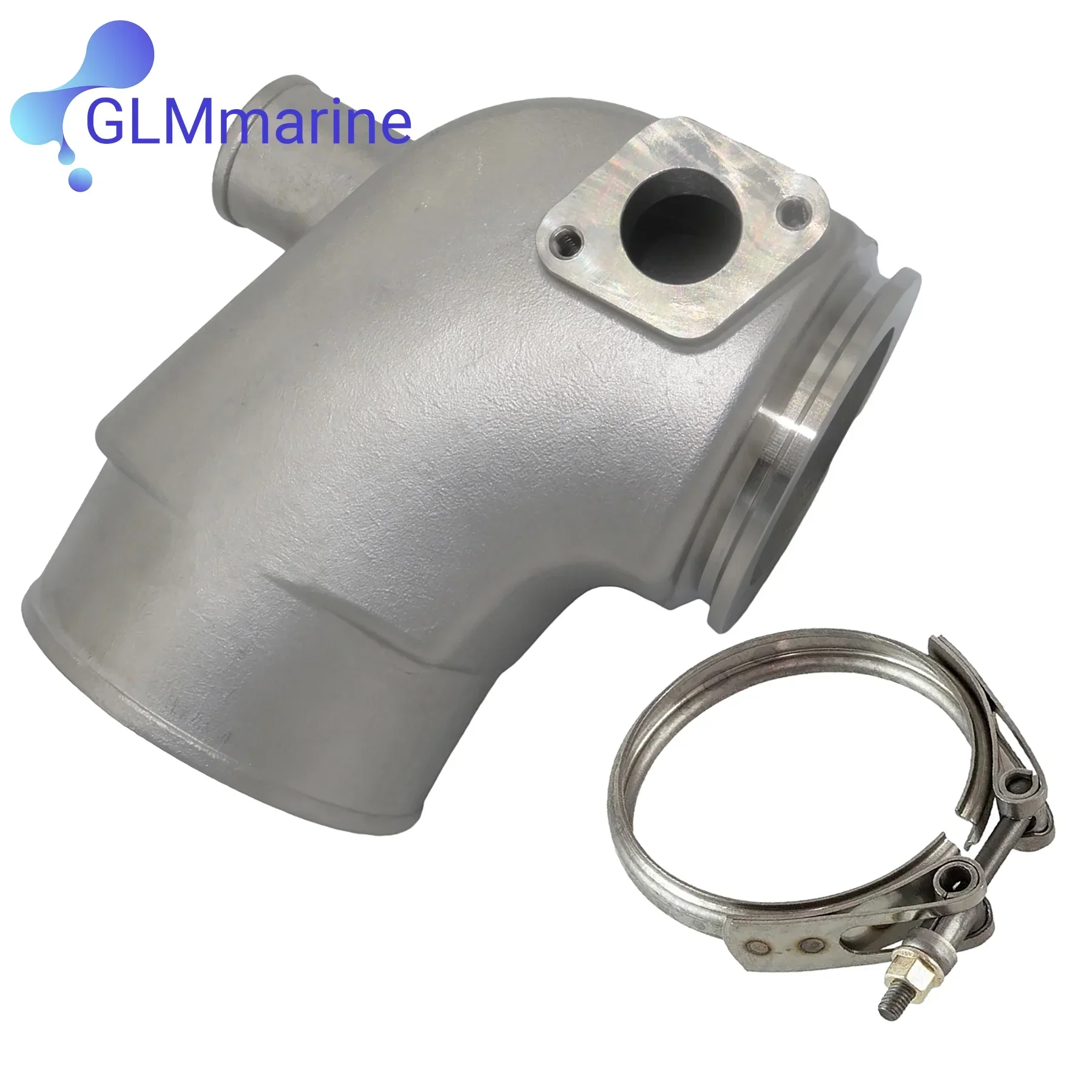 Exhaust Mixing Elbow 861289 with V Clamp 842993 for Volvo Penta AD31 AD41 KAD32 KAD42 KAMD42 TAMD42 KAD43 Engine 851289 image 6