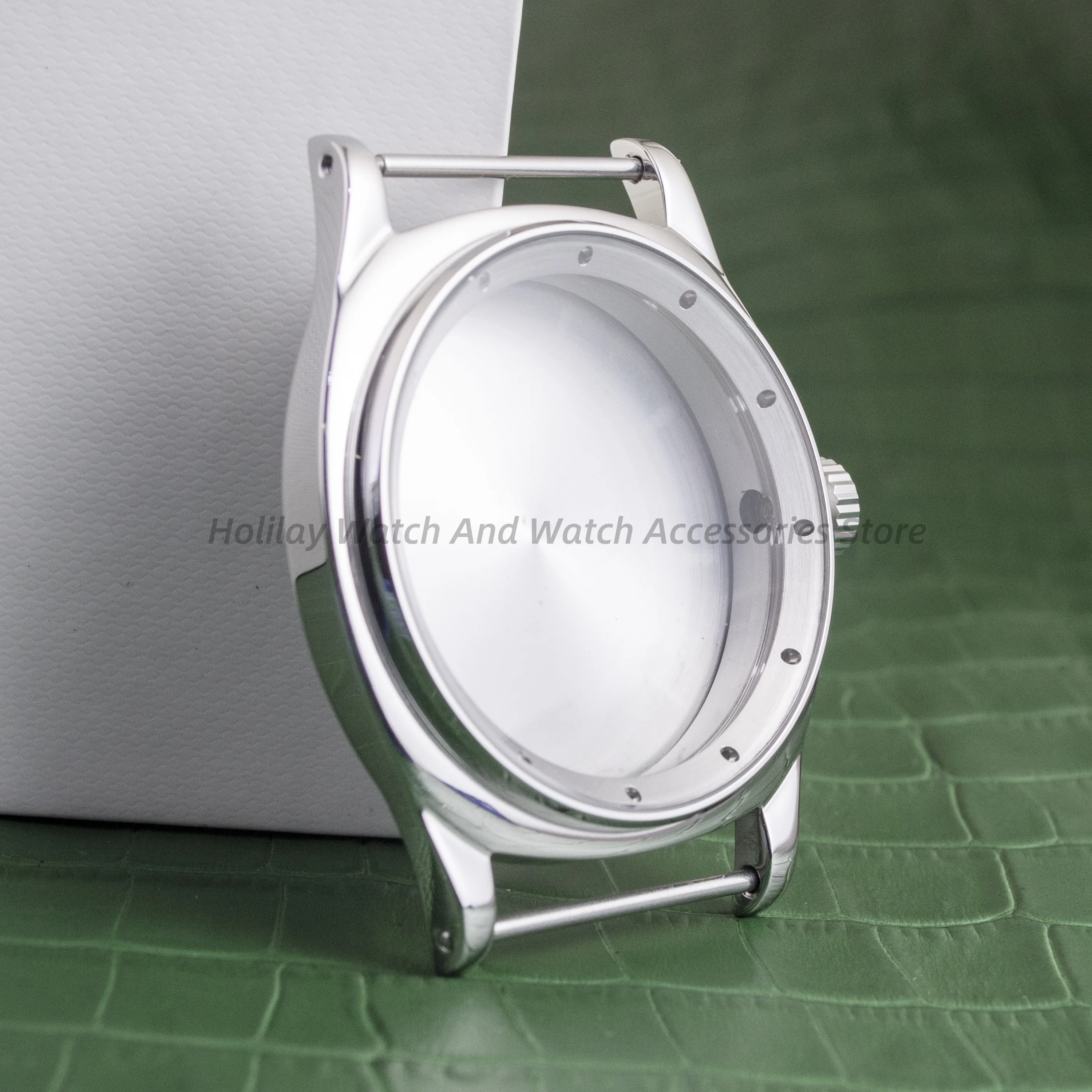 

PAM P5 Case Stainless Steel Retro Watch Case 46.5mm 3646hl Case 10ATM Waterproof Case fit ETA6497/6498/ST3600 Movement Parts