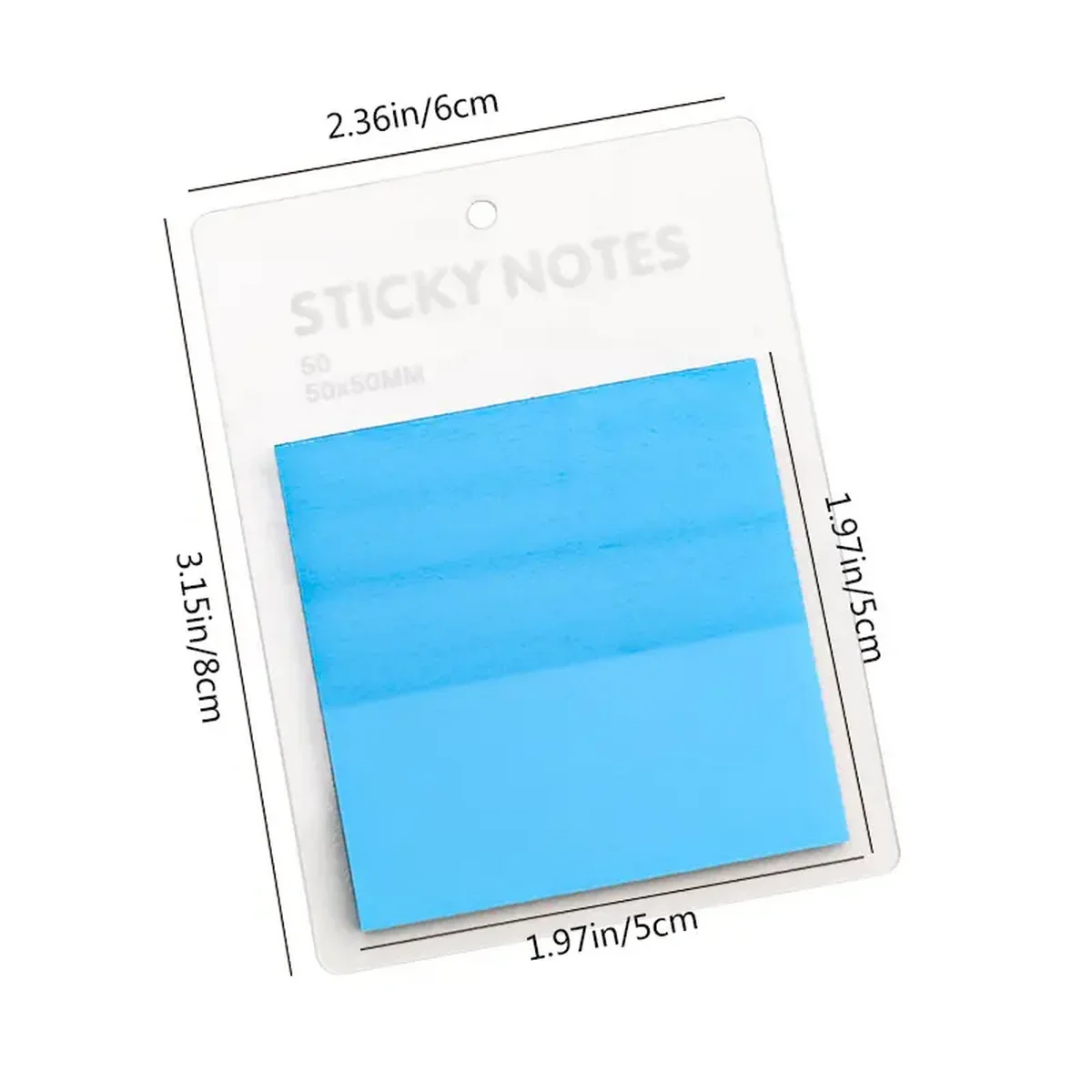 Creative Shape PET Translucent Index Post-It Notes Waterproof Sticky Notes Non-Adhesive Glue-Free Office School Supplies