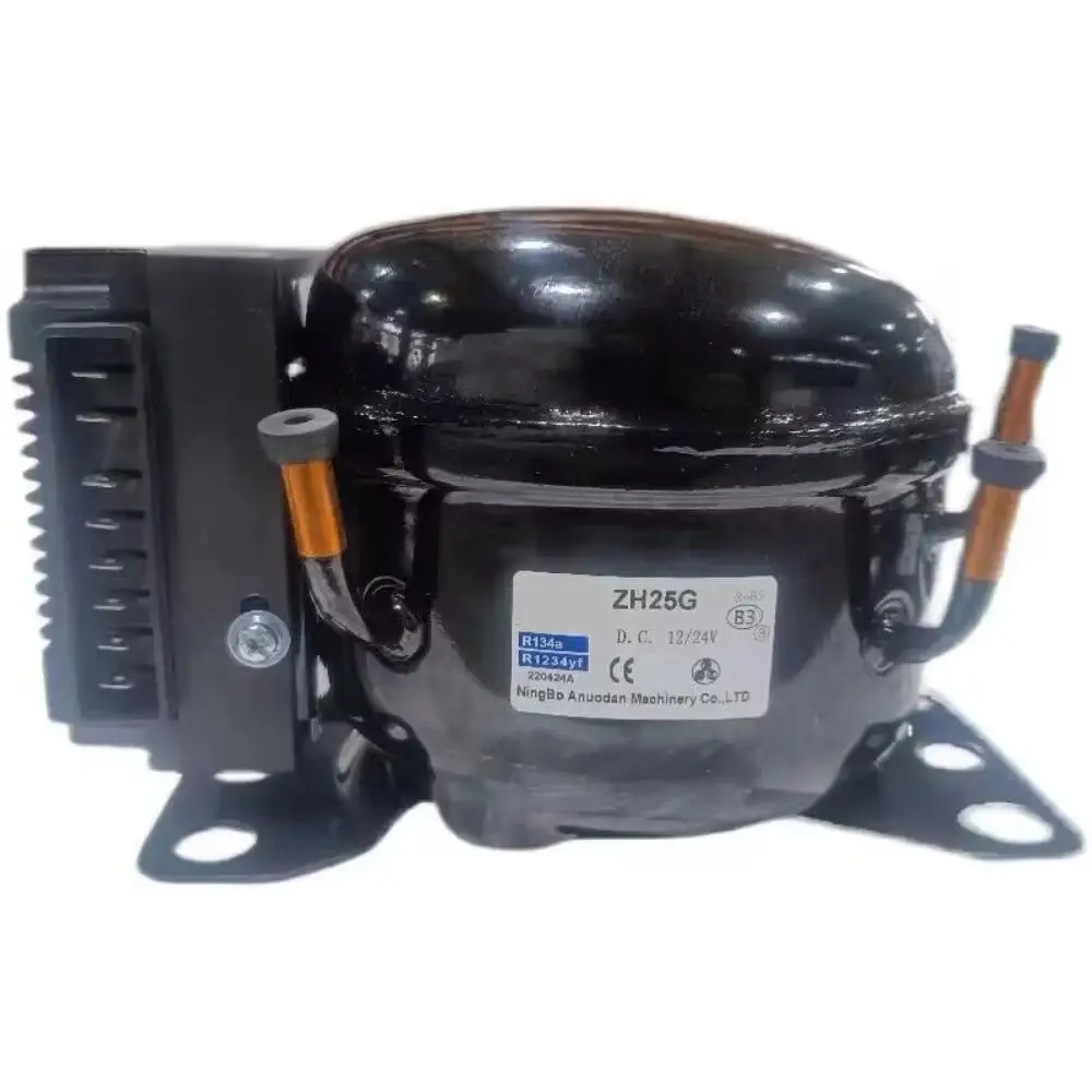 

Compressor 12V 24V DC Suitable for Car Ship Refrigerator Freezer Mini Refrigerator Freezer Compressor ZH25G/35/45G R134a