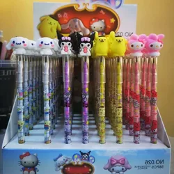 Kawaii Sanrio Hello Kitty Pencil Sharpening Free Pencil Bullet Pen Cute Kuromi My Melody Cinnamoroll Creative Stationery Award