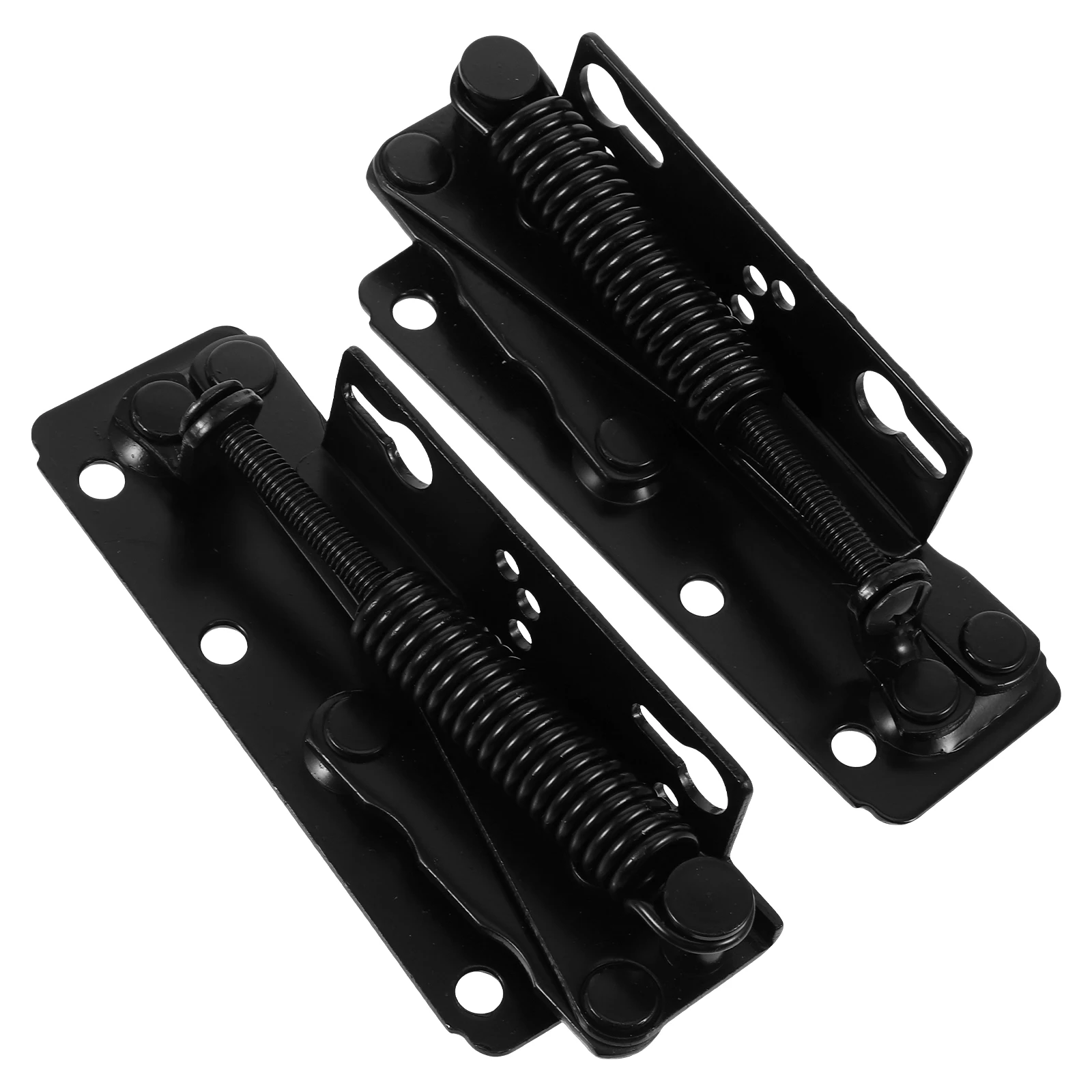 

2pcs Symmetrical Spring Hinge Heavy Duty Iron Cabinet Folding Sofa Bed Hinges 85 Degree Vertical Leaf Support Furniture