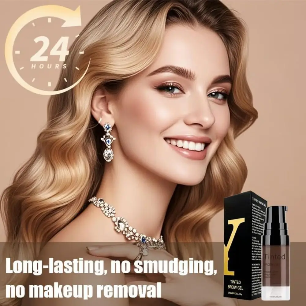 

New Longwear Tinted Brow Gel Waterproof SmudgeProof Liquid Eyebrow Makeup Highly Tinted Long Lasting Liquid Eye Brow Eye Makeup
