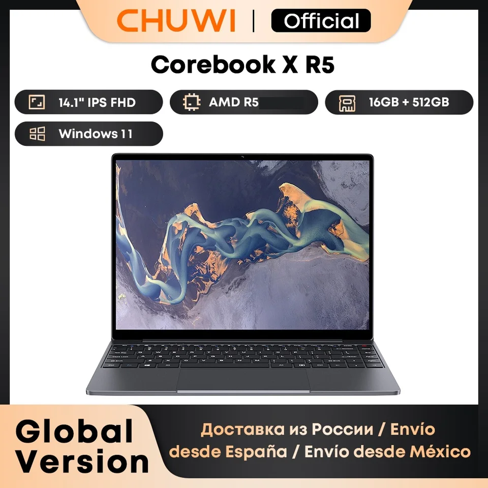 Windowsノート本体 CHUWI Corebook X Ryzen 5 16GB Amazon.com: CHUWI Gaming Laptop, AMD Ryzen 5 (Beat i7-1355U), 16GB