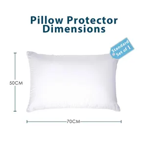 1pc Soft Pillow Protector mit Reißverschlusskissenabdeckungswanzen und Anti -Tricks 10 Hauptverkäufe Antiacarus Kissenbedeckung - №4