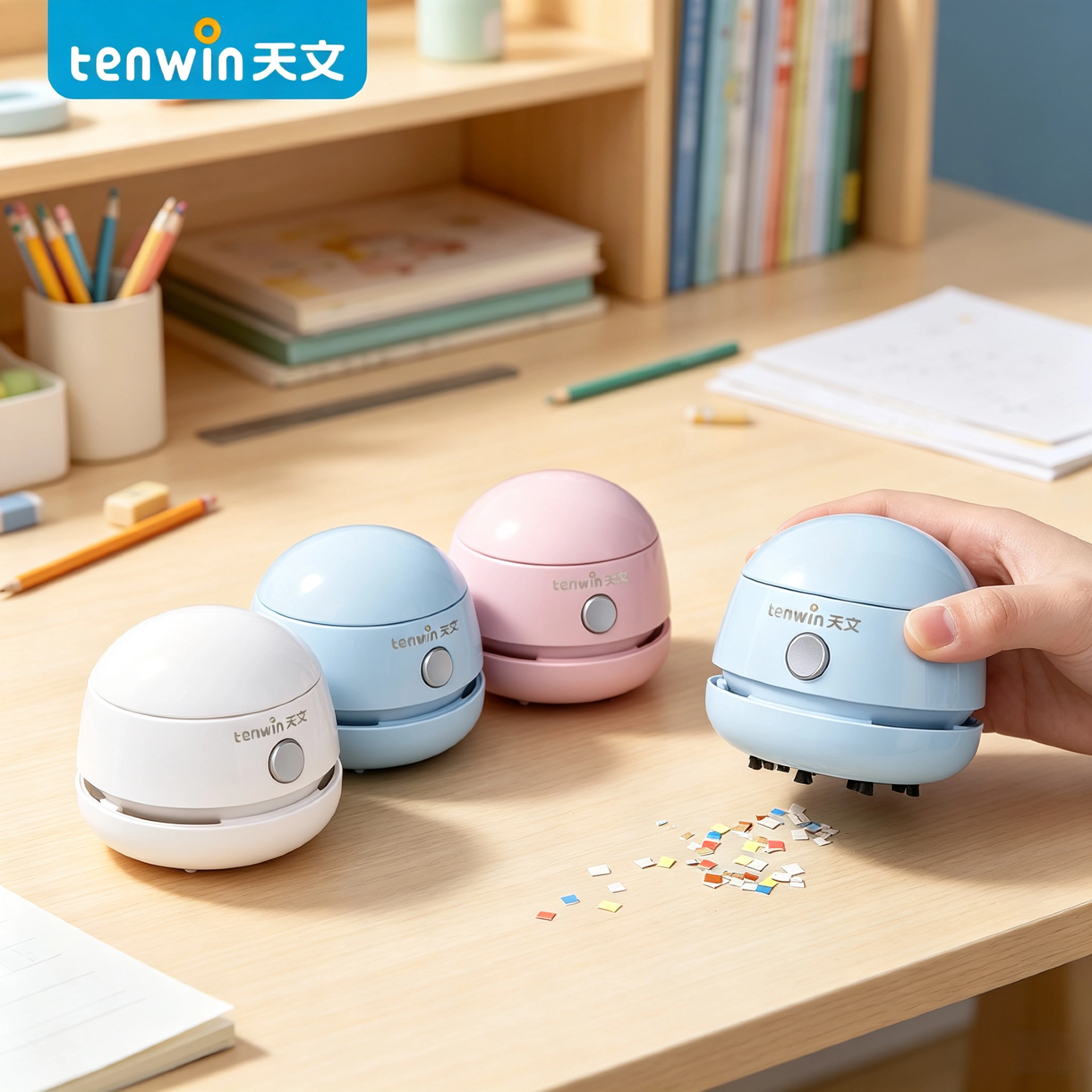 Mini Desktop Vacuum Cleaner For Eraser Dust - Tenwin Mini El Tipi Masaüstü Elektrikli