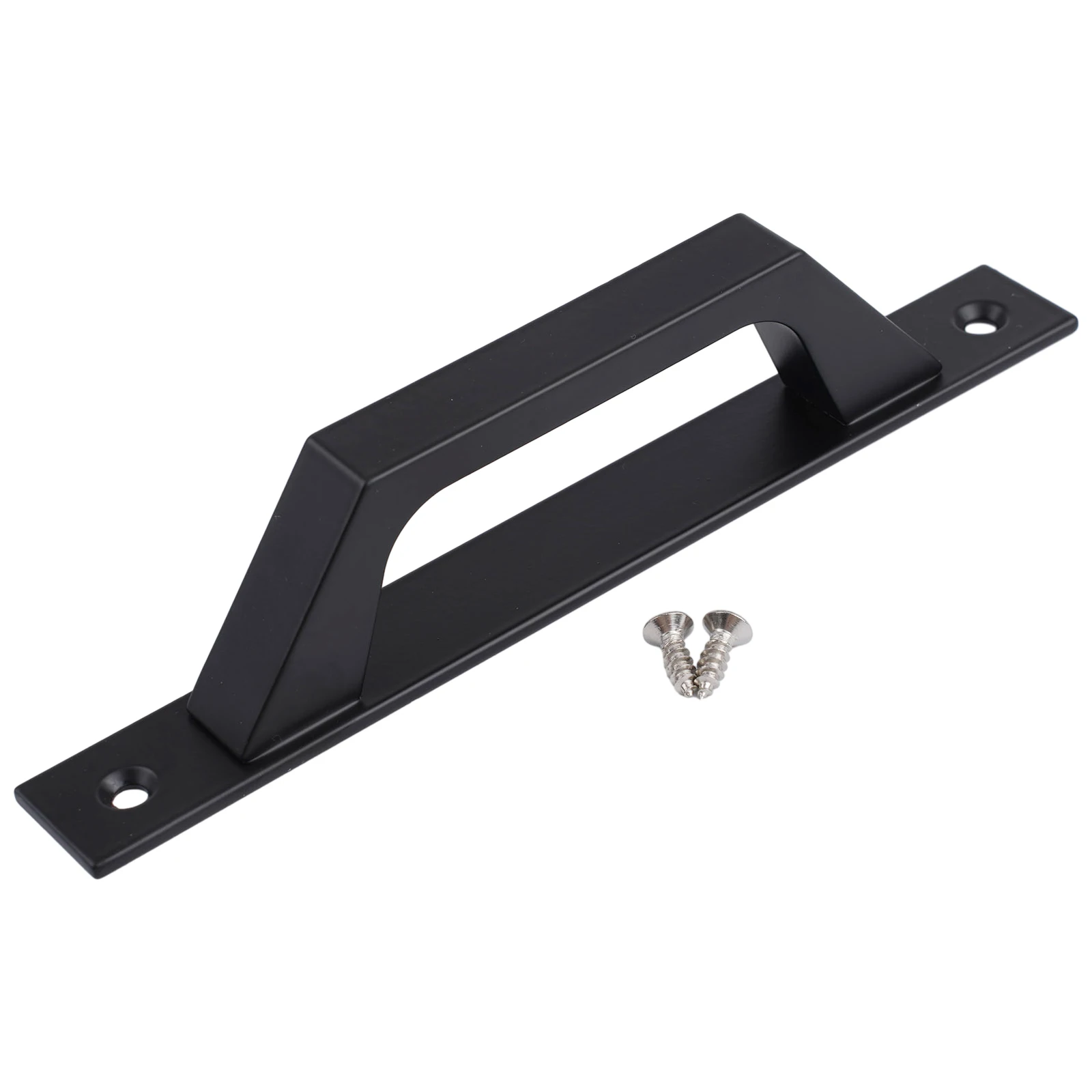 Barn Door Pull Handle Heavy Duty Aluminum Alloy Length 155mm Smooth Edges Cabinet Door Handle Alloy Furniture Hardware