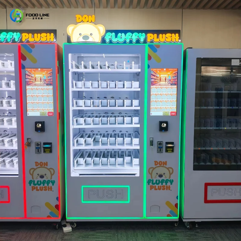 Cosmetics Vending Machine, Shatterproof Screen & Coin/Card Payment for School, Gym, Store