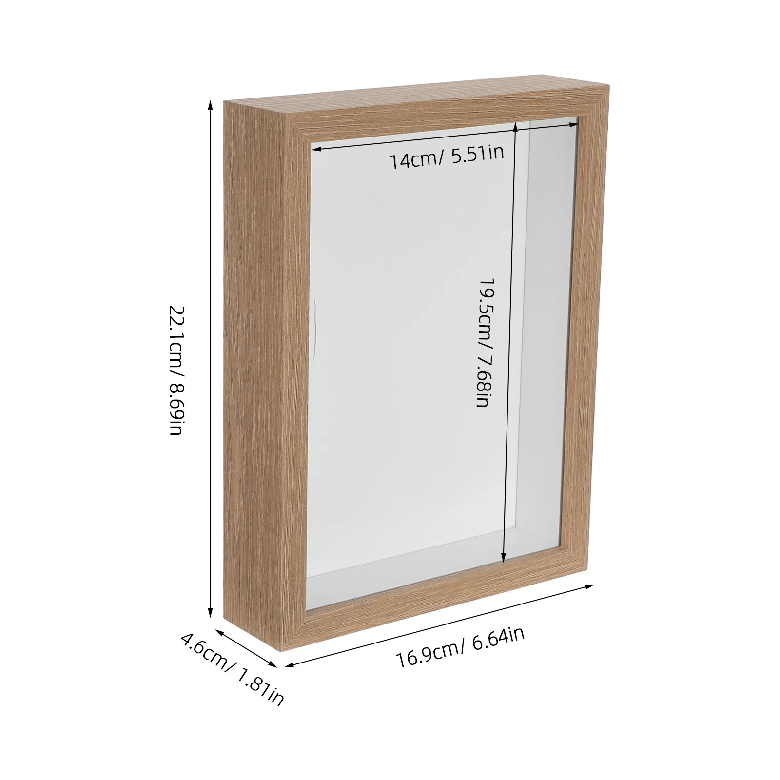 Entomology Shadow Box Beige Insect Display Box Specimen Storage Case for Butterfly Dragonfly Collection Home Classroom Display