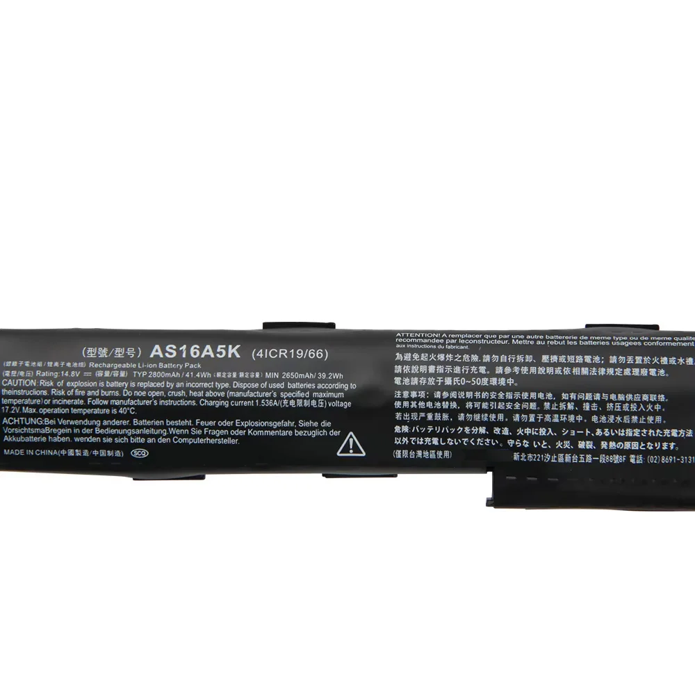 NEW Replacement Battery AS16A5K AS16A7K AS16A8K For Acer Acer E15 E5-475 E5-475G E5-576G E5-553 E5-575 E5-575G E17 E5-774