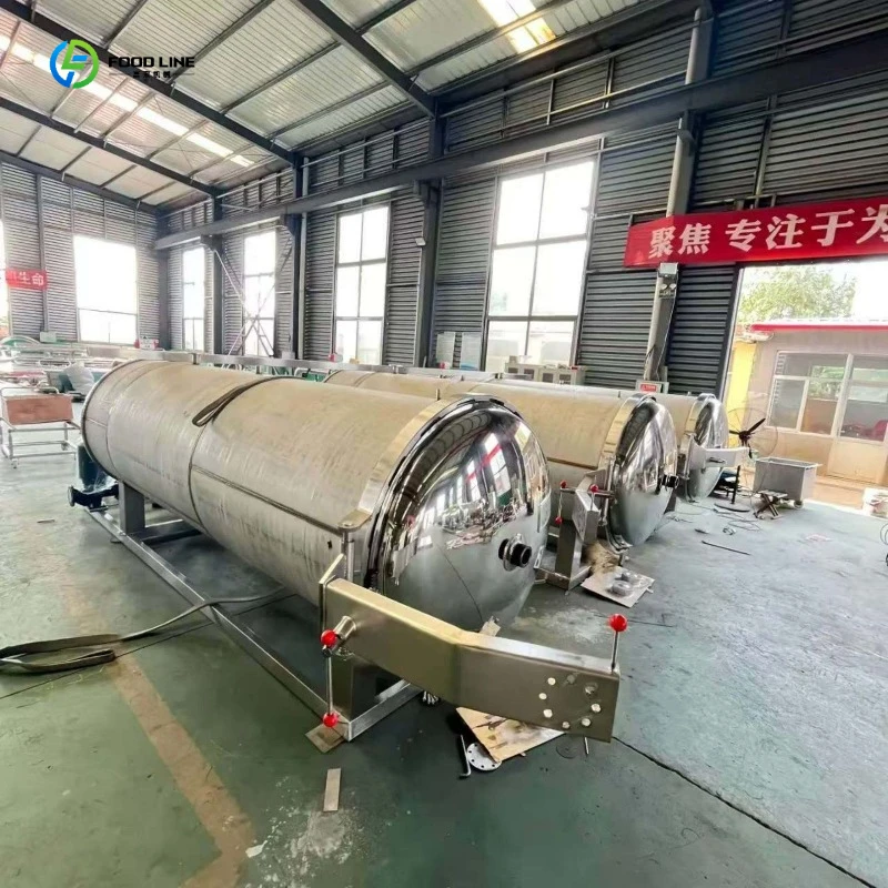 Dairy Beverage Pasteurization Low Temp Sterilizer Retort Sterilization Machine FL Customized