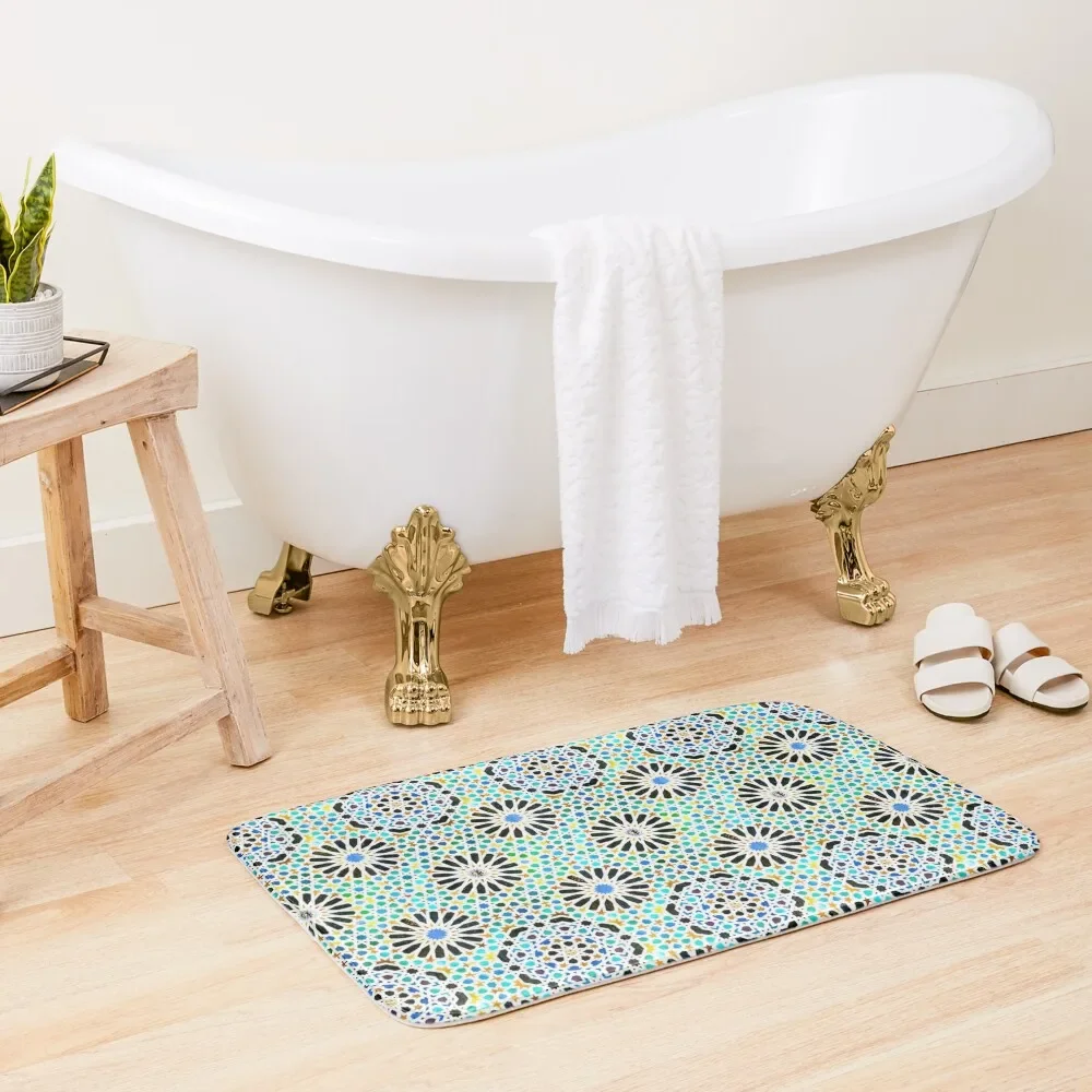 Alhambra tessellation Bath Mat Rooms Set Ofs In The Bathroom Kitchen Mat