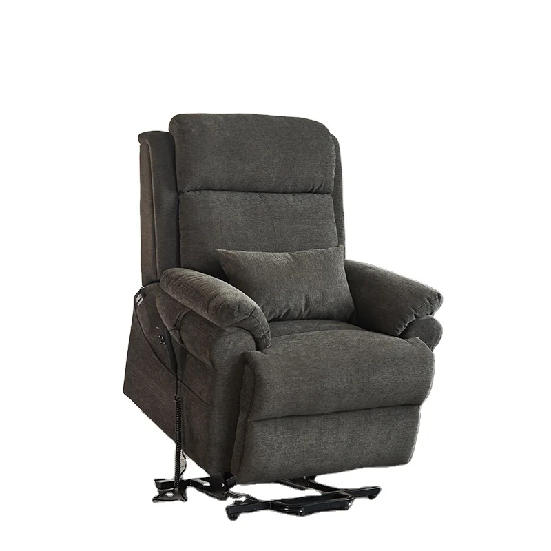 Living Room Multi-function Microfiber Fabric Single Electric Leisure Massage Heating  Rocking Lift Recliner Chair