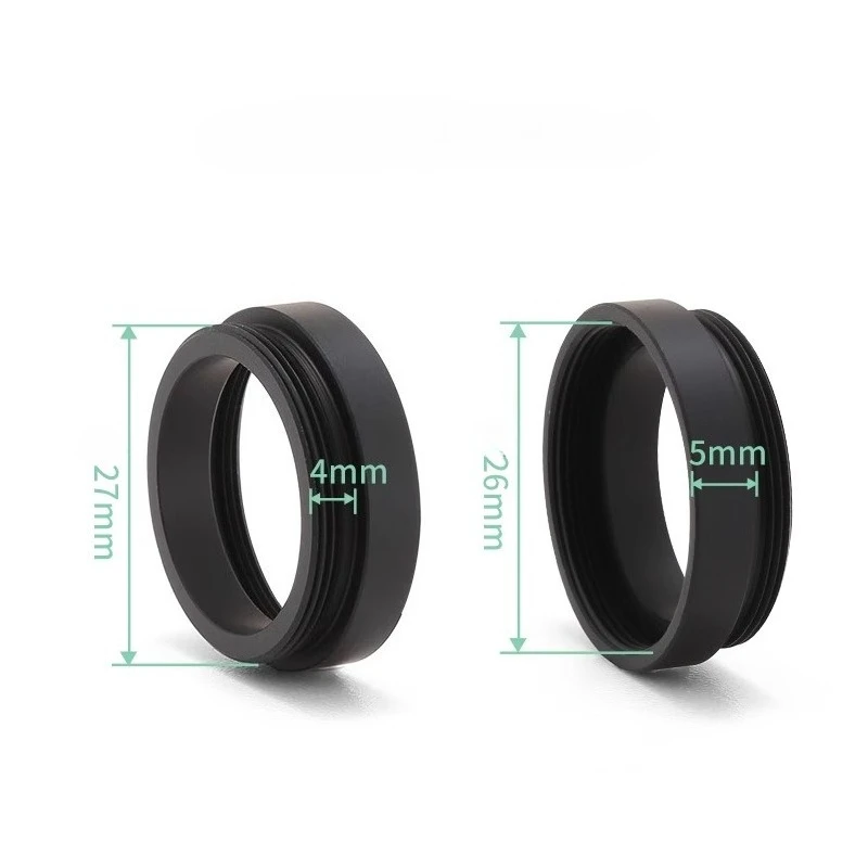 Adaptateur d'objectif de microscope 27-26 27-32 32-RMS 32-40 40-26 M42-RMS CS-CS 50.5-42 Anneau adaptateur d'objectif Accessoire optique