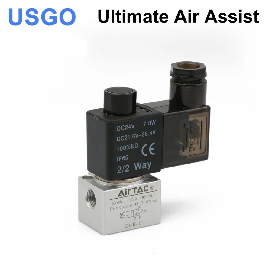 USGO Ultimate Air Assiast Set Pneumatisch magneetventielais 6 mm voor CO2-lasersnij- en graveermachine