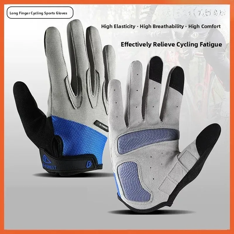 warm-cycling-gloves-men's-mountain-bike-road-bike-outdoor-shock-absorption-full-finger-windproof-cold-proof-autumn-winter