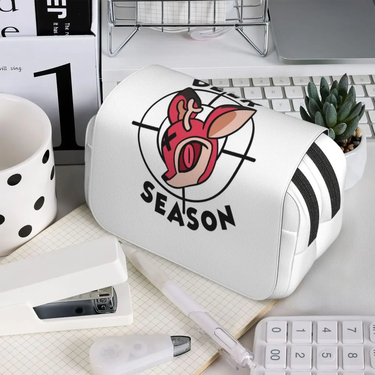 

Пенал Alastor Deer Season для школьников, сумка для ручек, пенал-косметичка, канцелярские принадлежности, сумка-органайзер для ручек