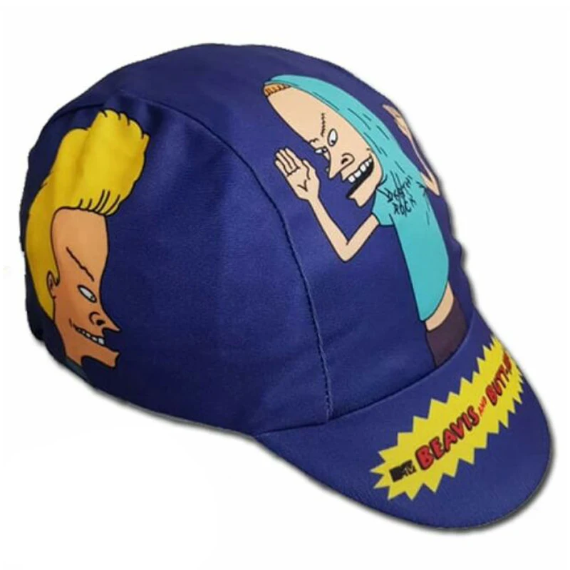 Beavis and Butt Head Cycling Cap Blue Bike Hat One Size Fits Most Can Be Customized