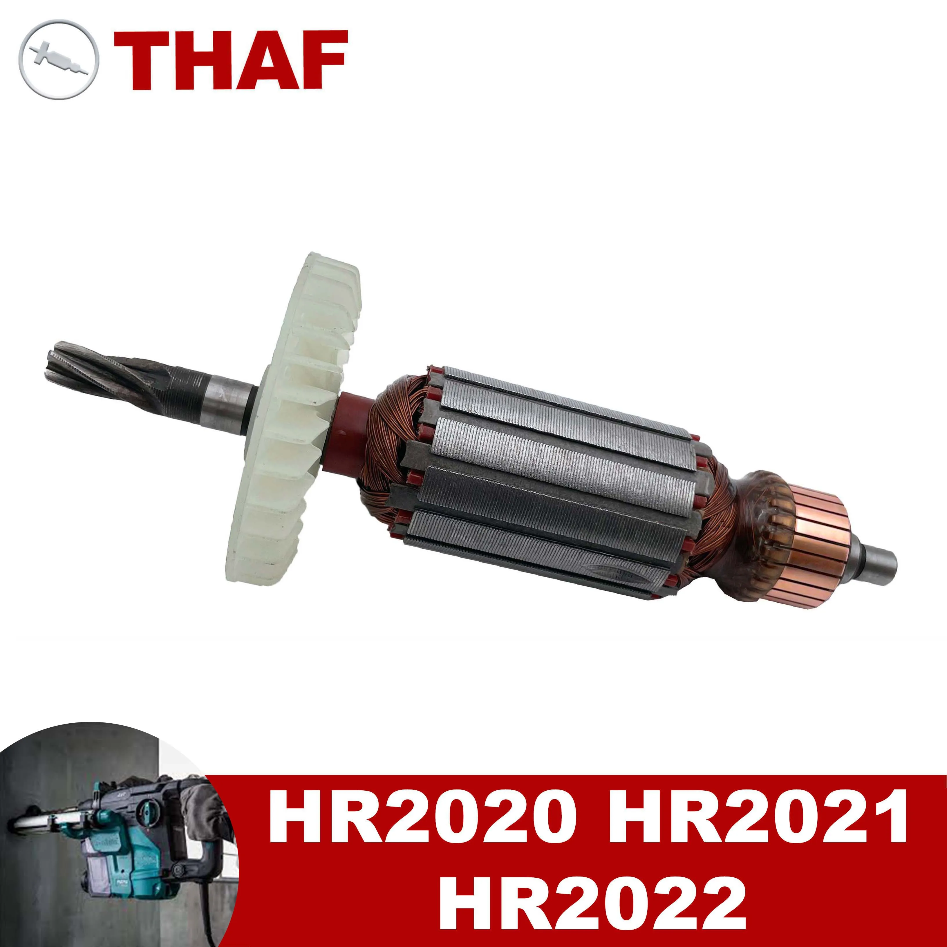 

AC220V-240V Armature Rotor Anchor Stator Replacement for Makita Rotary Hammer HR2020 HR2021 HR2022