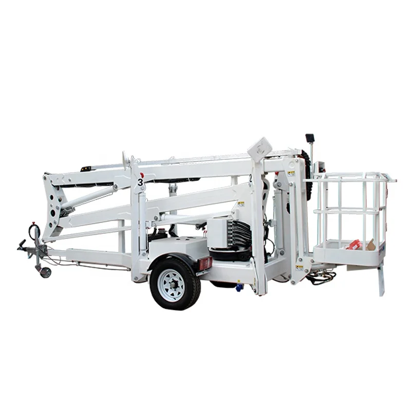 American standard hot-selling high-quality 10~ 24m mechanical repair shop can pull mobile boom lift