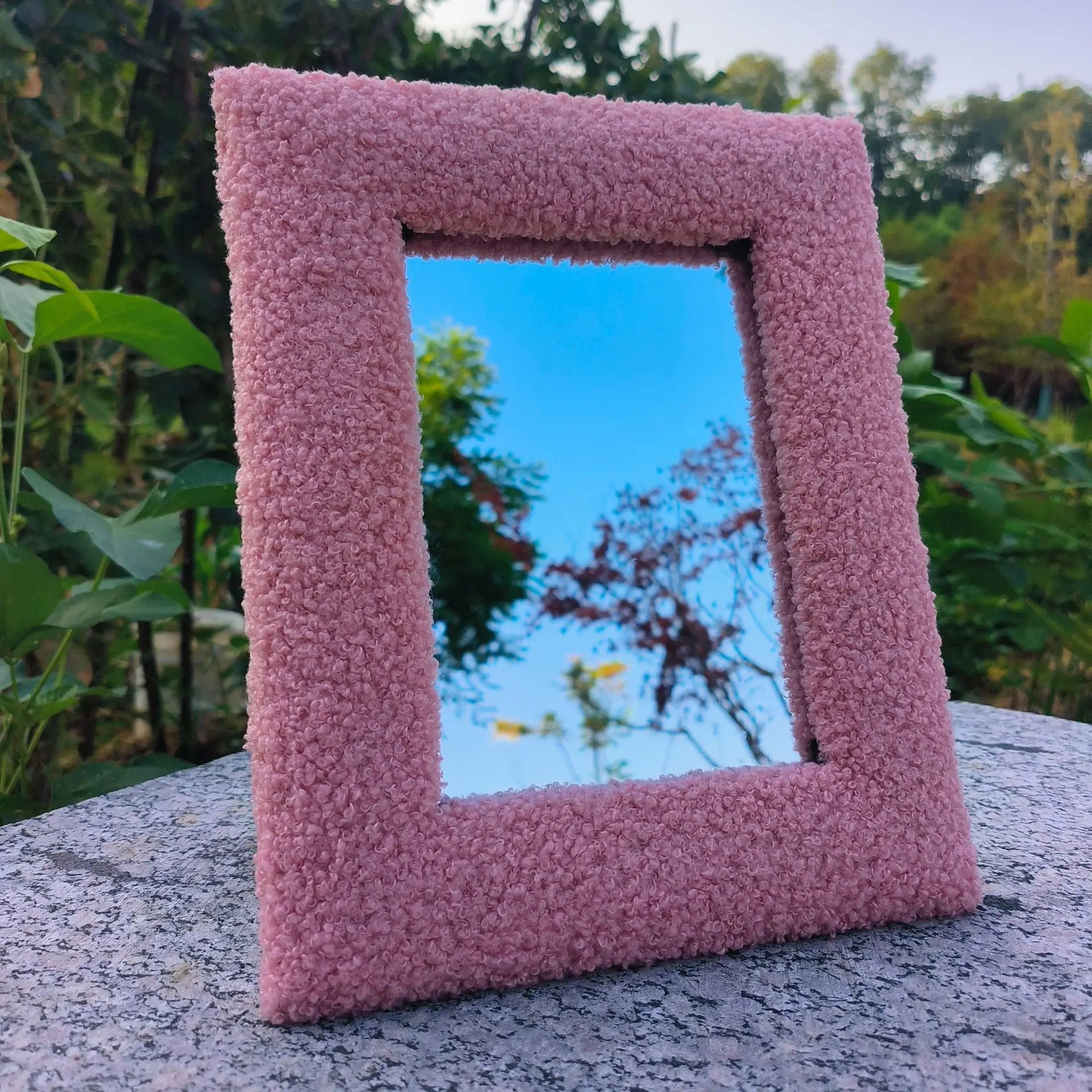 Pink Plush Mirror 6 