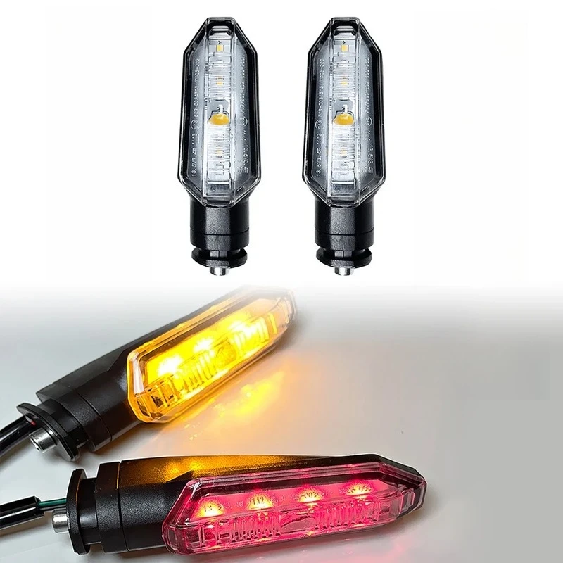 2Pcs For Honda Motorcycle LED Sequential Turn Signal Daytime Running Light Suitable for 12V Honda Specific Model Modification
