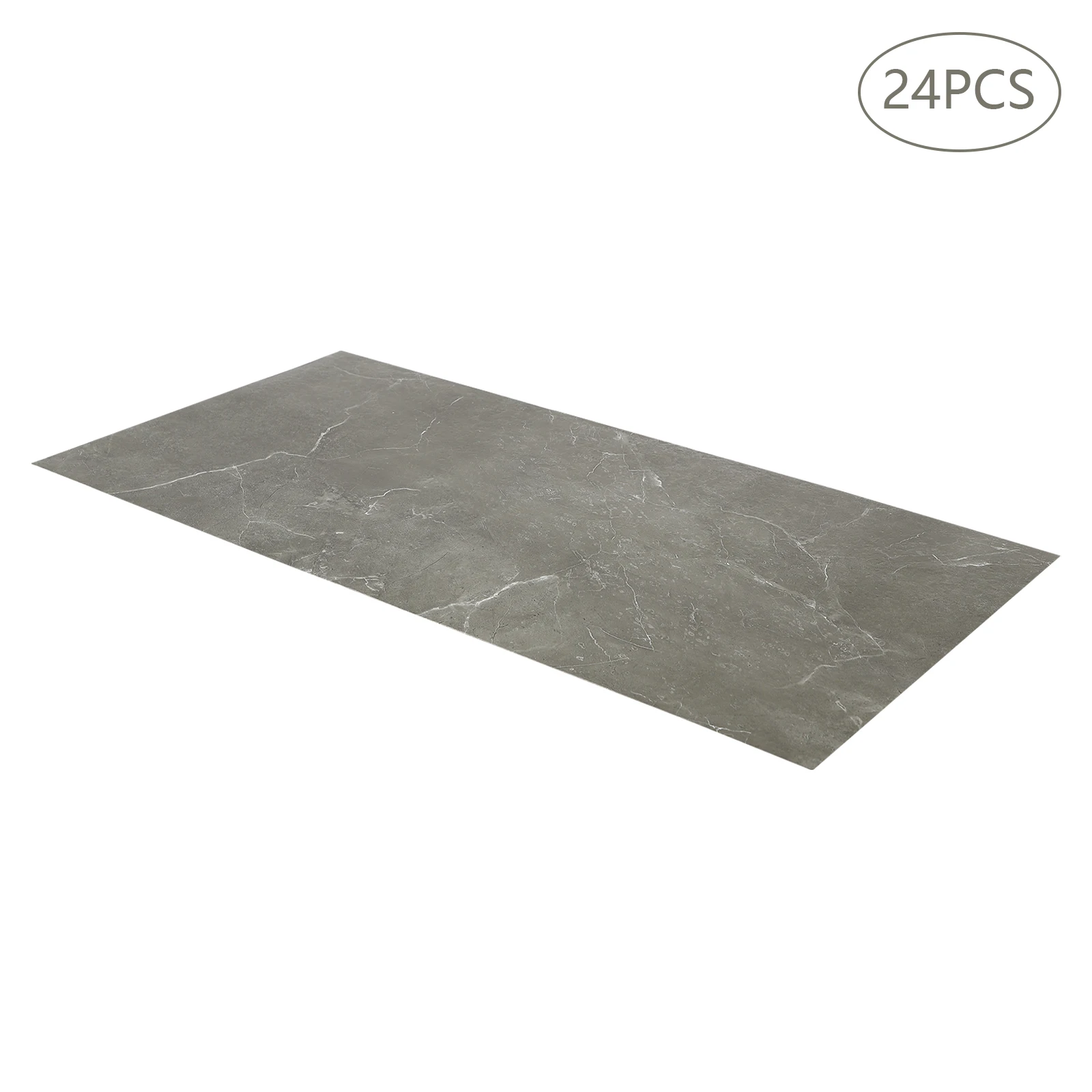 حزمة من 24 أرضية PVC ذاتية اللصق، 60 × 30 سم، أرضيات فينيل، بلاط أرضيات ذاتي اللصق، بلاط مقاوم للماء لغرفة المعيشة #5