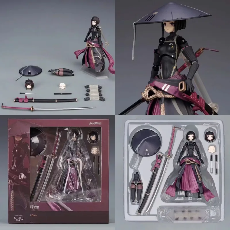 15cm Anime Figma 549 Ronin Falslander Action Figure Machine Girl Model Toys Joint Model Birthday Box Gift Doll