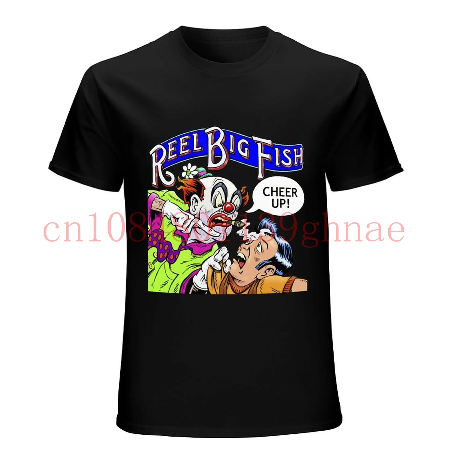 New Popular Reel Big Fish Candy Coated Fury Album Men's Black T-Shirt Size S-3XL